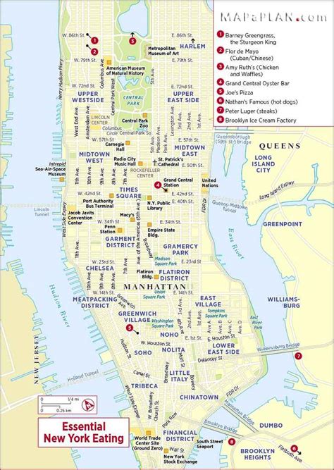 Maps Of New York Top Tourist Attractions Free Printable