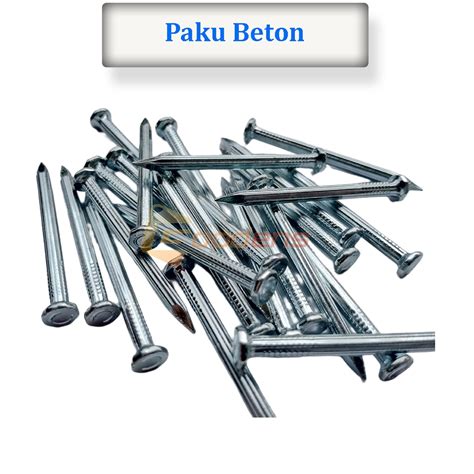 Jual CML Paku Beton Putih Galvanis Paku Dinding Ecer Shopee Indonesia