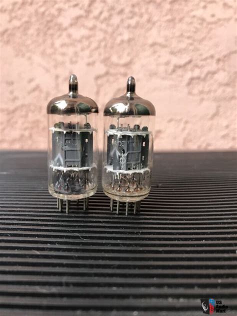 Matched Pair Amperex Au Ecc Tube Made In Holland Photo