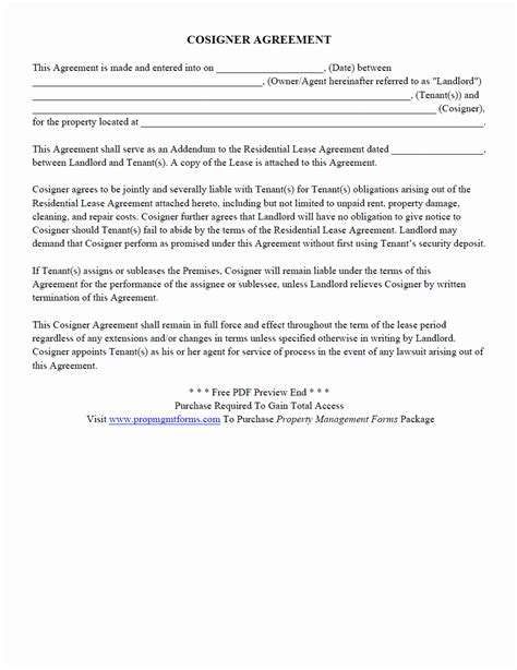 Move Out Agreement Template