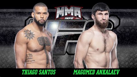 PREDICCION Thiago Santos Vs Magomed Ankalaev ANALISIS UFC Vegas 50