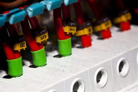 Electric Mechanic Machine Cable Stock Image Image Of Industry