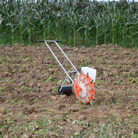 Agriculture Corn Soybeans Peanut Maize Wheat Hand Push Seeder Manual