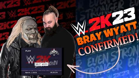 WWE 2K23 Bray Wyatt DLC Comfirmed UPDATE YouTube