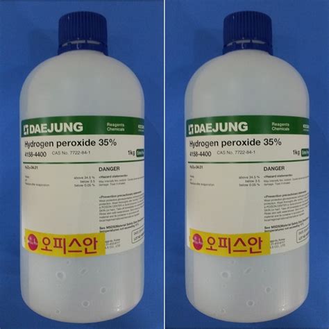 도도매사이언스 과산화수소 34 5 500G Hydrogen Peroxide H2O2