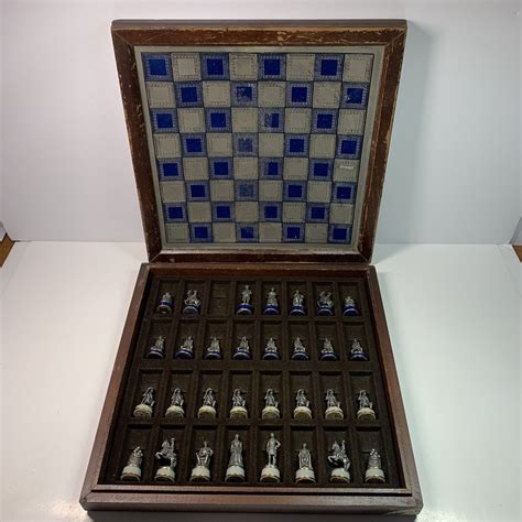 Franklin Mint Civil War Chess Set For Sale Only Left At