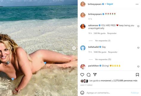 Britney Spears Se Quita La Ropa En La Playa Y Lo Sube A Instagram