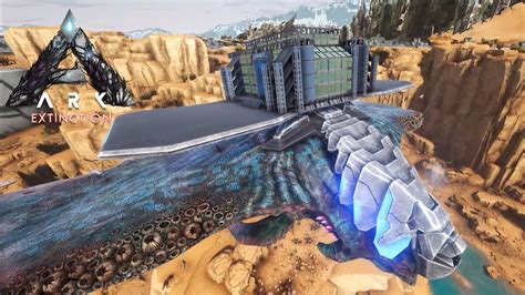 Ark Extinction Base Build On The Desert Titan Youtube