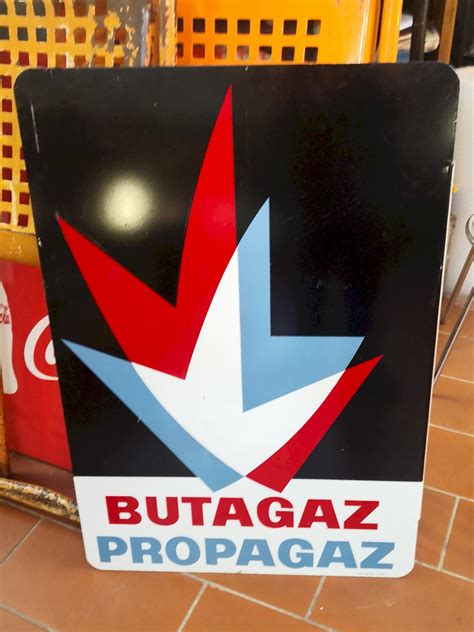 Plaque Publicitaire Butagaz Propagaz M Tal