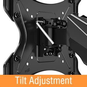 Amazon ELIVED Height Adjustable TV Wall Mount For Most 23 55 Inch