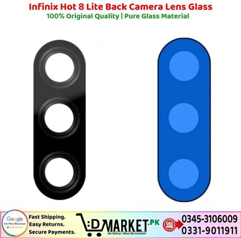 Infinix Hot Lite Back Camera Lens Glass Price In Pakistan