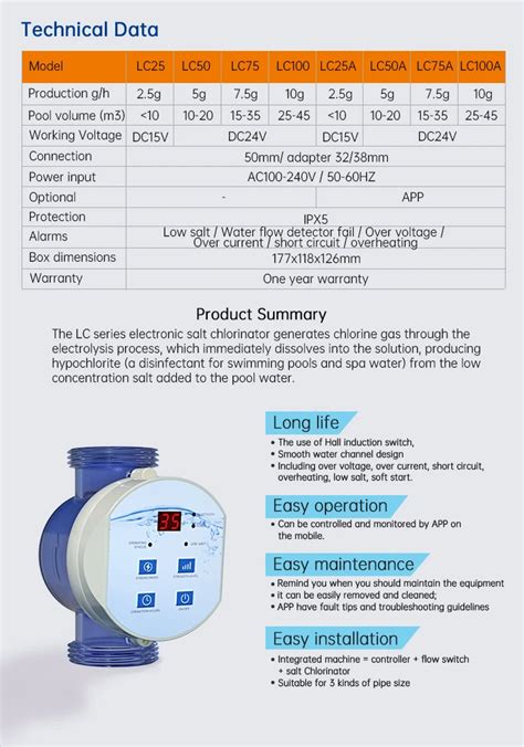 Sundream Swimming Pool Electrolyzer Chlorine For Swimming Pool Pool