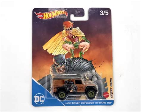 Hot Wheels Premium Dc Batman Land Rover Defender Hard Top Livr