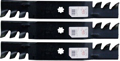 3 Mower Blades For John Deere D140 D150 D155 D160