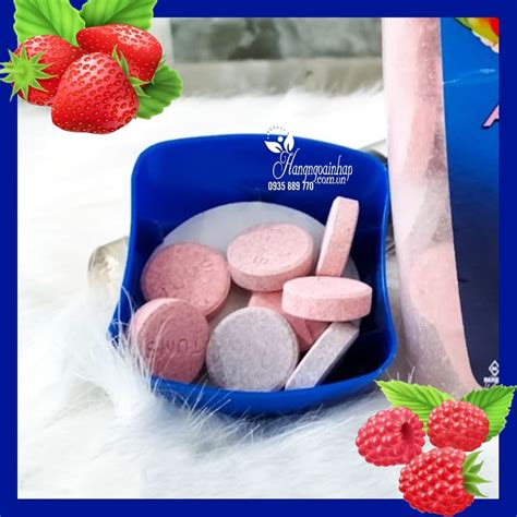 Viên nhai điều trị đau dạ dày Tums Assorted Berries 265 viên của Mỹ