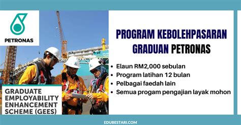 Petronas Gees Mohon Program Kebolehpasaran Graduan Terima Elaun