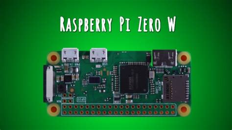 Raspberry Pi Zero W — A Cheap Single Board Computer With Wi-Fi And ...