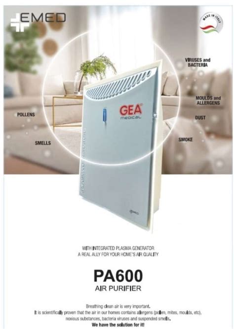 Promo Air Purifier Emed Pa Air Purifier Ruangan Gea Emed Pa