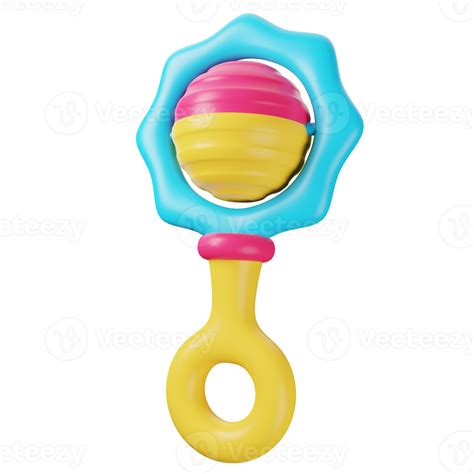 3d Baby Rattle 27147848 Png