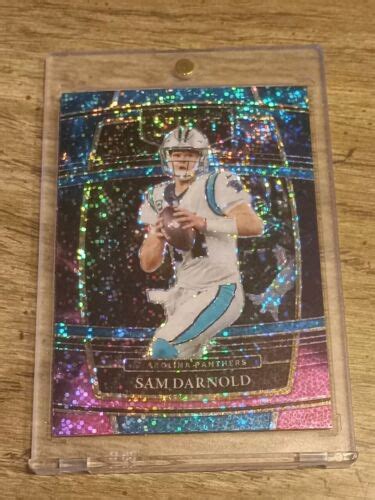 Sam Darnold 2021 Panini Select No 18 Concourse Cosmic Prizm SSP