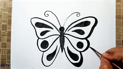 22+ Easy Butterfly Pictures To Draw - Free Coloring Pages