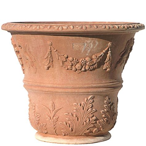 French Style Pot Poggi Ugo Terracotta Impruneta