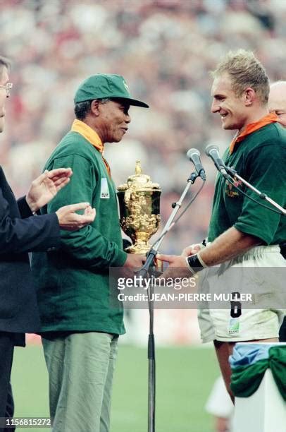 611 Nelson Mandela Springboks Photos Stock Photos High Res Pictures