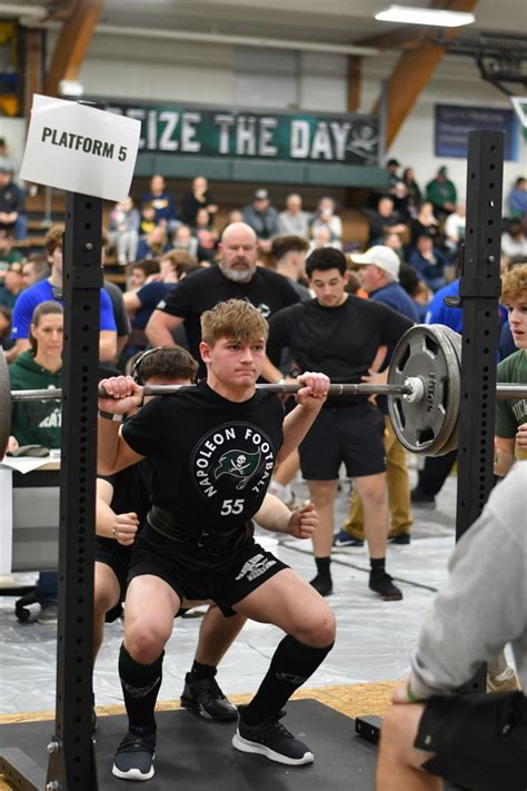 Powerlifting Results! | Napoleon Athletics