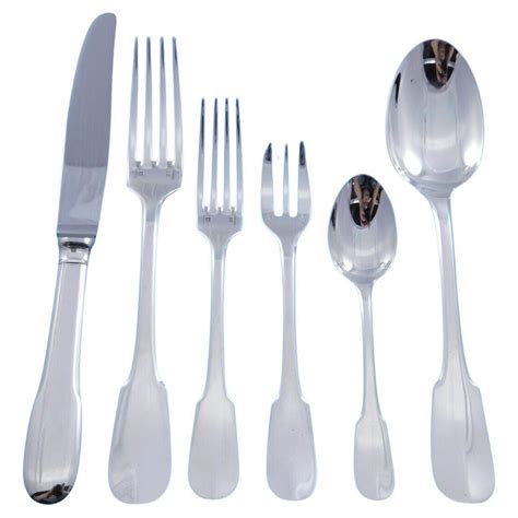 Integrale By Christofle France Stainless Steel Flatware Service Set 22