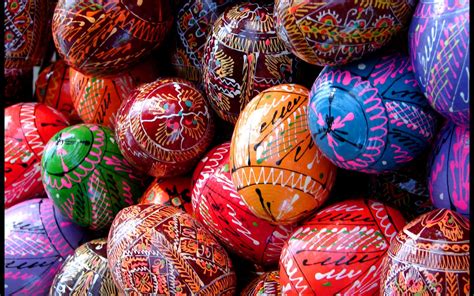 Colorful Easter Eggs Beautiful Easter Eggs Wallpapers Desktop