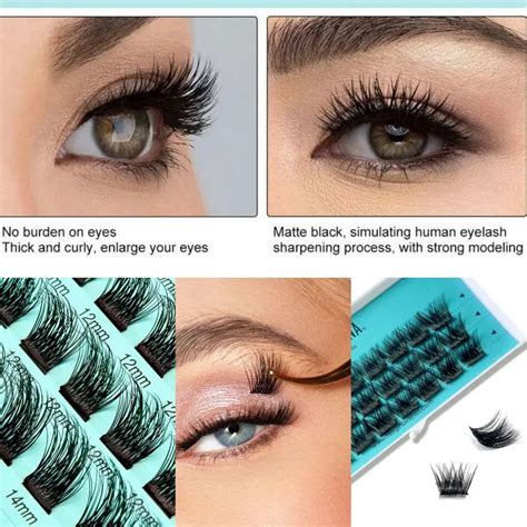 High Quality Vegan Wispy Cluster Lash Kits Private Label Whispy 8mm