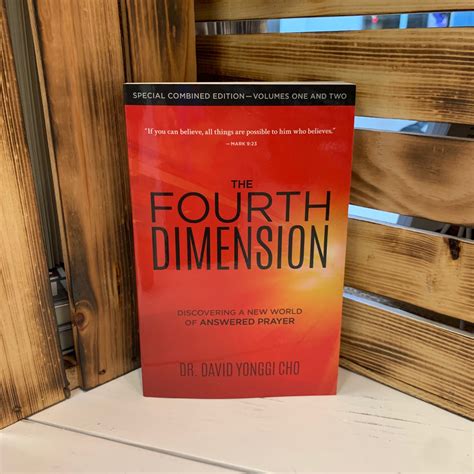 The Fourth Dimension By Dr David Yonggi Cho Oceans Books Christian Gifts