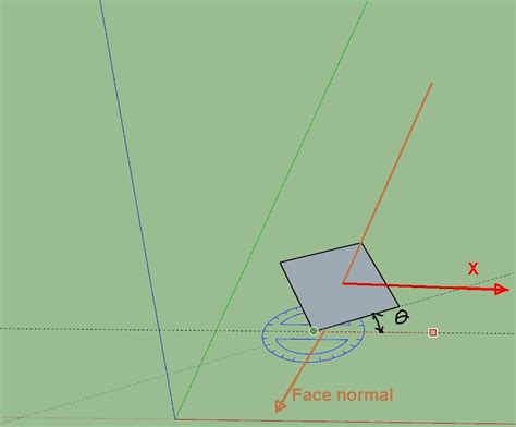 The Angle Between The Plane And The X Axis Ruby Api Sketchup Community