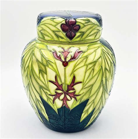 Rare MOORCROFT Shakespeare Ophelia Ginger Jar Limited Edition