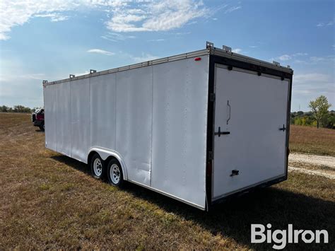 1996 Timberwolf 24 Ta Enclosed Trailer Bigiron Auctions