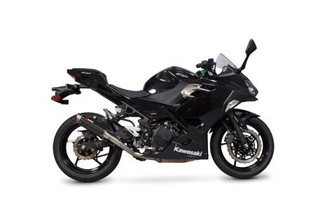 Scorpion RP 1 GP Auspuff für Kawasaki Ninja 400 250 Motorräder mit EG