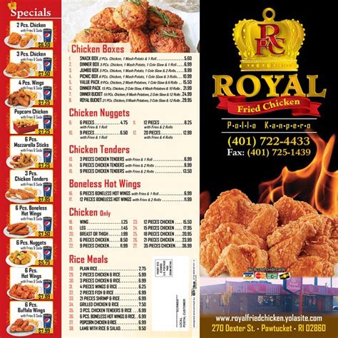 Royal Fried Chicken Pawtucket Dexter St Men Preise