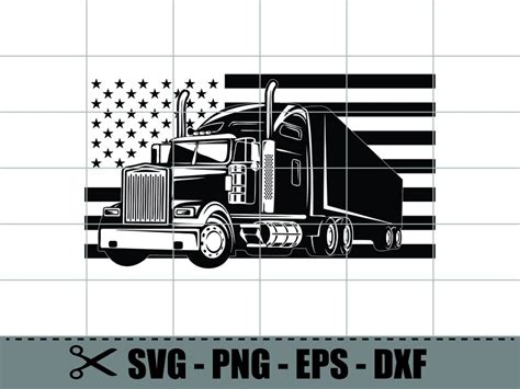 Semi Truck Svg Truck Driver Svg Trucker Svg Semi Truck Clipart Truck Svg Truck Logo 18