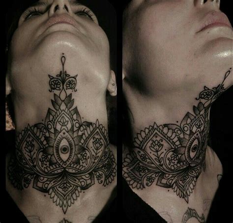 The 25+ best Full neck tattoos ideas on Pinterest | Neck tattoos women ...