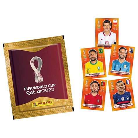 Panini - Fifa World Cup Qatar 2022 Sticker Collection - Pack of 5