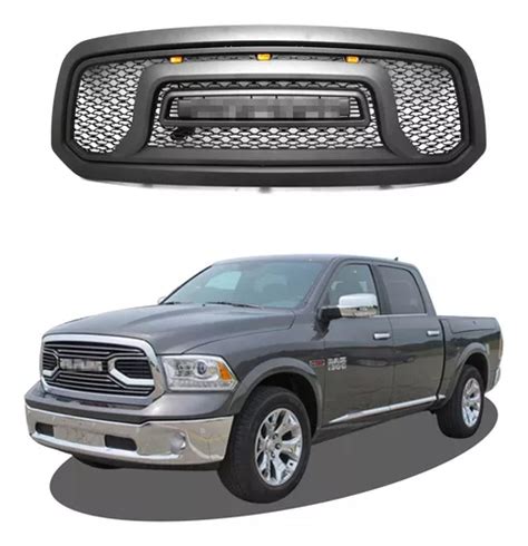 Parrilla Para Dodge Ram Rebel Led Ambar 2013 2015 2017 2018