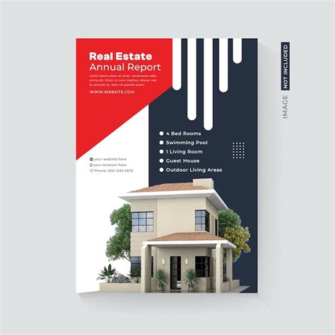 Premium Vector Brochure For Real Estate Annual Report