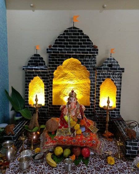 20 Simple Ganpati Mandap Decoration Ideas For Vinayaka Chavithi 2024