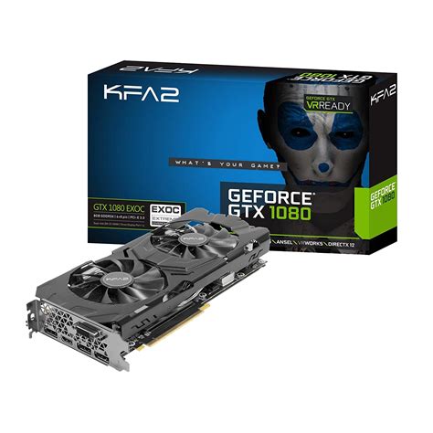 Видео карта KFA2 GeForce® GTX 1080 EXOC, 8GB GDDR5X, 256-bit - eMAG.bg