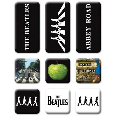 The Beatles Abbey Road Fridge Magnet Set Etsy