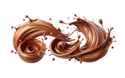 Chocolate Splash With Droplets Chocolate Chocolate Splash Splash PNG