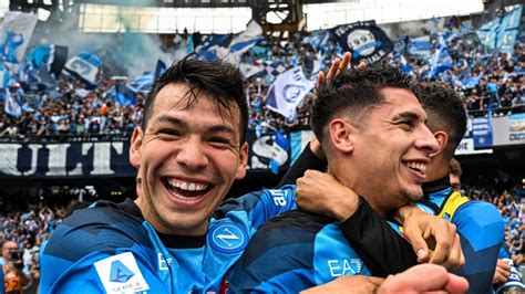 Hace Historia Napoli Es Campe N De Italia E Hirving Lozano Suma Su