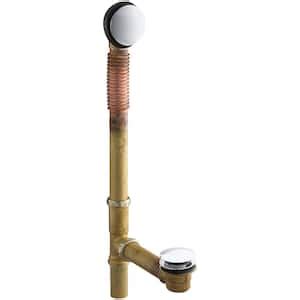 Kohler Clearflo Slotted Overflow Brass Bath Drain In Polished Chrome K