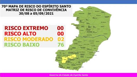 Guarapari E Regi O Seguem Em Risco Baixo No Mapa De Risco Covid