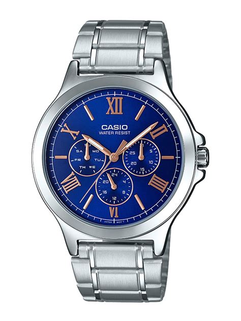 Buy CASIO Enticer Men Blue Analogue Watch A1684 MTP V300D 2AUDF